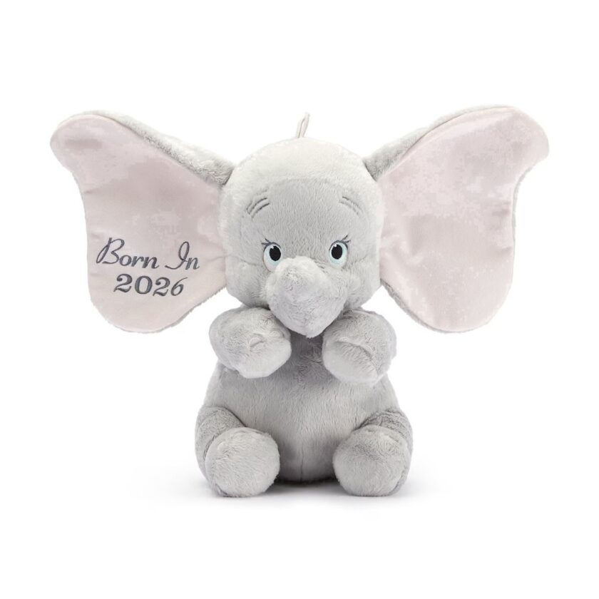 Disney Store Official My First Dumbo 2026 Plush - Stuffed Animals for Babies with Embroidered Features & Detailed Sculpting - Super Soft & Huggable Design - Cute Plushies for Baby- 11 Inches